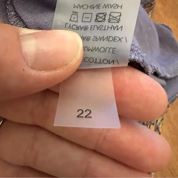 Peruvian Connection Floral Top Medium Long Sleeve Orange Boho Artsy Pima Cotton - Picture 7 of 7